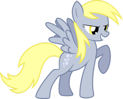 Size: 900x724 | Tagged: safe, artist:smokeybacon, derpy hooves, pegasus, pony, female, grin, mare, simple background, smiling, solo, transparent background, vector