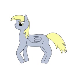 Size: 939x851 | Tagged: safe, artist:sydney-fein, derpy hooves, pegasus, pony, blank flank, female, mare, solo