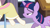 Size: 1280x720 | Tagged: safe, derpibooru import, screencap, twilight sparkle, sweet and elite, birthday dress, clothes, dress, mannequin, scrunchy face