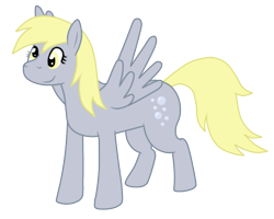 Size: 691x554 | Tagged: safe, artist:rainbowpanda101, derpy hooves, pegasus, pony, female, mare, solo