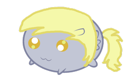 Size: 1024x686 | Tagged: safe, artist:aleaska28, derpy hooves, pegasus, pony, blob, chubbie, female, mare