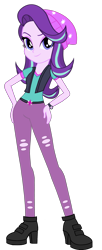 Size: 1280x3147 | Tagged: safe, artist:imperfectxiii, artist:remcmaximus, artist:sunsetshimmer333, starlight glimmer, equestria girls, mirror magic, spoiler:eqg specials, looking at you, simple background, solo, transparent background, vector, watch, wristwatch