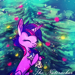 Size: 500x500 | Tagged: safe, derpibooru import, twilight sparkle, christmas, cover art, fanfic