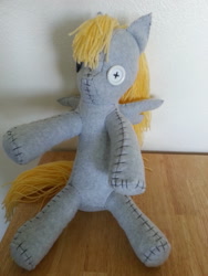 Size: 1024x1365 | Tagged: safe, artist:charletothemagne, derpy hooves, pegasus, pony, doll, female, irl, mare, photo, plushie