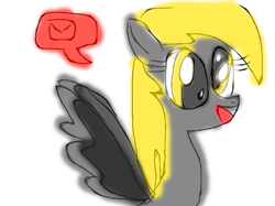 Size: 667x500 | Tagged: safe, artist:flarlick, derpy hooves, pegasus, pony, female, mare, solo