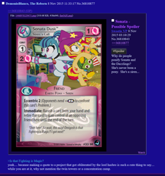 Size: 996x1064 | Tagged: safe, sonata dusk, sunset shimmer, zecora, pony, zebra, fighting is magic, arcade, ccg, ponified, ponychan