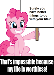 Size: 680x946 | Tagged: safe, pinkie pie, earth pony, pony, exploitable, futurama, give a buck meme, meme, philip j. fry