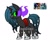 Size: 695x588 | Tagged: safe, king sombra, queen chrysalis, oc, changeling, changeling queen, changepony, hybrid, pony, chrysombra, eye smoke, female, interspecies offspring, male, offspring, parent:king sombra, parent:queen chrysalis, parents:chrysombra, shipping, simple background, solo, sombra eyes, straight, white background