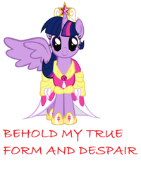 Size: 662x827 | Tagged: safe, derpibooru import, twilight sparkle, twilight sparkle (alicorn), alicorn, pony, 1000 hours in ms paint, despair, female, mare, missing wing, ms paint, one winged angel, sephiroth, vector edit