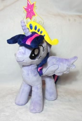 Size: 1152x1683 | Tagged: safe, artist:higginstuff, derpibooru import, twilight sparkle, twilight sparkle (alicorn), alicorn, pony, female, irl, mare, photo, plushie, solo