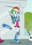 Size: 362x500 | Tagged: safe, derpibooru import, screencap, rainbow dash, equestria girls, ball, boots, clothes, compression shorts, cropped, cute, dashabetes, female, happy, shoes, skirt