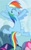 Size: 634x1016 | Tagged: safe, derpibooru import, rainbow dash, pegasus, pony, cropped, cute, dashabetes, eyes closed, needs more jpeg, solo focus