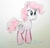 Size: 547x524 | Tagged: safe, artist:danadyu, pinkie pie, earth pony, pony, female, mare, pink coat, pink mane, traditional art, tumblr