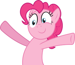 Size: 7984x6996 | Tagged: safe, artist:yetioner, pinkie pie, earth pony, pony, .svg available, absurd resolution, reaction image, simple background, transparent background, vector