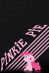 Size: 640x960 | Tagged: safe, pinkie pie, earth pony, pony, female, iphone wallpaper, mare, pink coat, pink mane, reflection, text