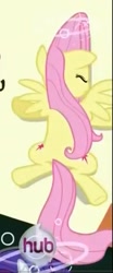 Size: 241x581 | Tagged: safe, fluttershy, rarity, pegasus, pony, unicorn, games ponies play, animation error, cutie mark