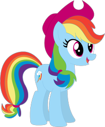 Size: 1024x1229 | Tagged: safe, artist:ra1nb0wk1tty, derpibooru import, applejack, rainbow dash, earth pony, pony, ashleigh ball, female, forthright filly, mare, recolor, simple background, solo, transparent background, voice actor joke