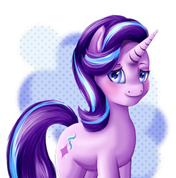 Size: 1975x2000 | Tagged: safe, artist:suziouwabami, starlight glimmer, pony, unicorn, female, looking at you, mare, smiling, solo