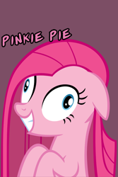 Size: 640x960 | Tagged: safe, pinkie pie, earth pony, pony, female, iphone wallpaper, mare, pink coat, pink mane, pinkamena diane pie, text