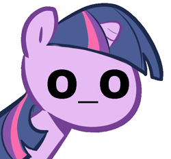 Size: 554x515 | Tagged: safe, derpibooru import, twilight sparkle, pony, unicorn, draw on me, female, horn, mare, purple coat, purple mane, reaction image, solo