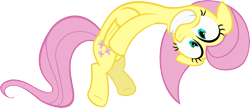 Size: 6000x2580 | Tagged: safe, artist:sairoch, fluttershy, pegasus, pony, simple background, transparent background, vector