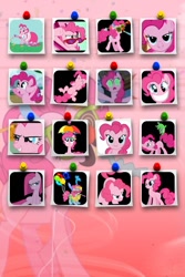 Size: 640x960 | Tagged: safe, artist:tessiee, pinkie pie, earth pony, pony, icon wrap, iphone wallpaper, pushpins, random, thumb tacks