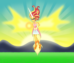 Size: 5352x4548 | Tagged: safe, artist:deannaphantom13, sunset shimmer, equestria girls, friendship games, absurd resolution, daydream shimmer, solo