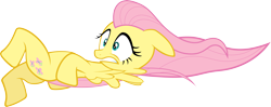 Size: 5999x2384 | Tagged: safe, artist:sairoch, fluttershy, pegasus, pony, simple background, transparent background, vector