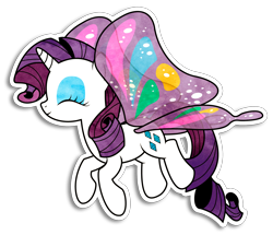 Size: 1676x1444 | Tagged: safe, artist:kennyklent, rarity, pony, unicorn, female, mare, purple mane, solo, white coat, wings