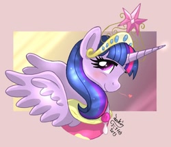 Size: 1050x900 | Tagged: safe, artist:joakaha, derpibooru import, twilight sparkle, twilight sparkle (alicorn), alicorn, pony, clothes, dress, elements of harmony, female, mare, solo