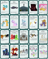 Size: 3864x4789 | Tagged: safe, artist:kdogfour, angel bunny, diamond tiara, fido, garble, pinkie pie, prince blueblood, rover, silver spoon, snails, snips, spot, steven magnet, cow, diamond dog, dragon, earth pony, parasprite, pegasus, pony, unicorn, ahuizotl's cats, bunny stampede, colt, comic sans, diamond dog guard, female, filly, foal, keepers of the grove of truth, male, mare, munchkin, scary tree, shadowbolts, stallion, stampede, teenaged dragon