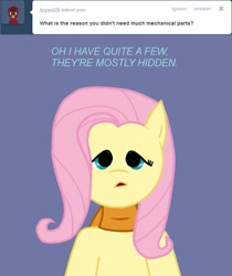 Size: 629x750 | Tagged: safe, fluttershy, pegasus, pony, cyborg 009, female, mare, pink mane, yellow coat