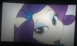 Size: 336x203 | Tagged: safe, rarity, equestria girls, equestria girls (movie), bedroom eyes, solo