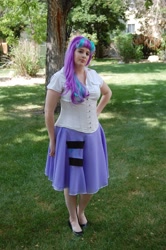 Size: 1362x2048 | Tagged: safe, artist:rabbit, starlight glimmer, human, clothes, cosplay, costume, equality, equality mark, irl, irl human, photo, solo