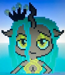 Size: 1770x2048 | Tagged: safe, artist:theanimefanz, queen chrysalis, human, humanized, pixel art