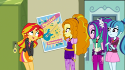 Size: 1366x768 | Tagged: safe, screencap, adagio dazzle, aria blaze, sonata dusk, sunset shimmer, equestria girls, rainbow rocks, gem, siren gem