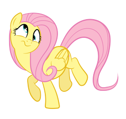 Size: 10613x10000 | Tagged: safe, artist:proenix, fluttershy, pegasus, pony, absurd resolution, derp, simple background, transparent background, vector