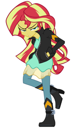 Size: 1164x1920 | Tagged: safe, artist:zat, sunset shimmer, equestria girls, angry, grumpy, solo