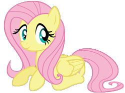 Size: 7000x5226 | Tagged: safe, artist:birthofthepheonix, fluttershy, pegasus, pony, absurd resolution, simple background, smiling, transparent background, vector