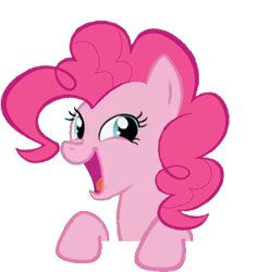 Size: 400x423 | Tagged: safe, artist:darkomegamk2, pinkie pie, earth pony, pony, solo