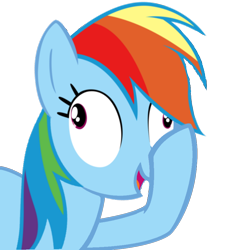 Size: 900x909 | Tagged: safe, artist:artiks, derpibooru import, rainbow dash, pegasus, pony, boop, derp, facehoof, female, mare, self-boop, simple background, solo, transparent background, vector, wat