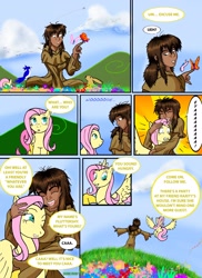 Size: 2550x3507 | Tagged: safe, artist:razmere, fluttershy, human, comic:warhorse, berserk, comic, crossover