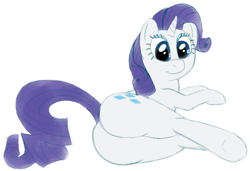 Size: 1000x685 | Tagged: safe, artist:alkippe, rarity, pony, unicorn, looking at you, plot, sketch, solo, wip