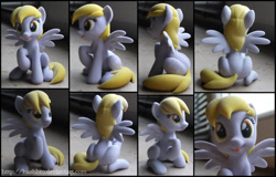 Size: 1116x715 | Tagged: safe, artist:hashbro, derpy hooves, pegasus, pony, 3d, 3d print, awesome, custom, cute, derpabetes, female, figure, happy, mare, model, photo, shapeways, shut up and take my money