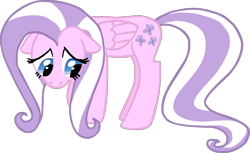 Size: 1100x672 | Tagged: safe, artist:colossalstinker, diamond tiara, fluttershy, recolor, simple background, transparent background, vector