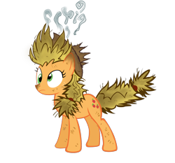 Size: 1884x1755 | Tagged: safe, artist:treez123, applejack, earth pony, pony, apple family reunion, burned, simple background, solo, transparent background, vector