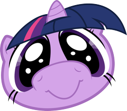 Size: 1397x1217 | Tagged: safe, artist:baka-neku, derpibooru import, idw, twilight sparkle, pony, unicorn, boop, c:, cute, faic, female, fisheye lens, head, idw showified, mare, offscreen character, simple background, smiling, solo, transparent background, twiabetes, vector