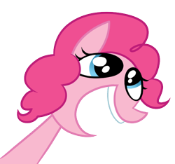 Size: 500x468 | Tagged: safe, artist:tenaflyviper, artist:the weaver, pinkie pie, earth pony, pony, bad joke face, simple background, solo, transparent background