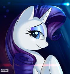 Size: 1081x1135 | Tagged: safe, artist:skyart301, rarity, pony, unicorn, beautiful, female, looking at you, mare, raised hoof, smiling, solo