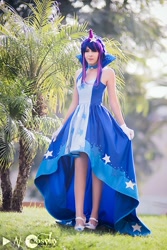 Size: 683x1024 | Tagged: safe, artist:shiya, derpibooru import, twilight sparkle, human, clothes, cosplay, dress, gala dress, irl, irl human, photo, solo